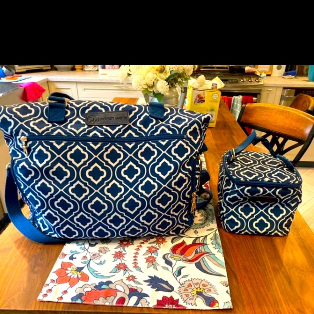 Sara Wells pump bag and cooler bag